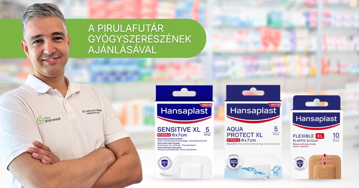 Praktikus megoldások nagyobb sérülésekre: XL és XXL Hansaplast sebtapaszok